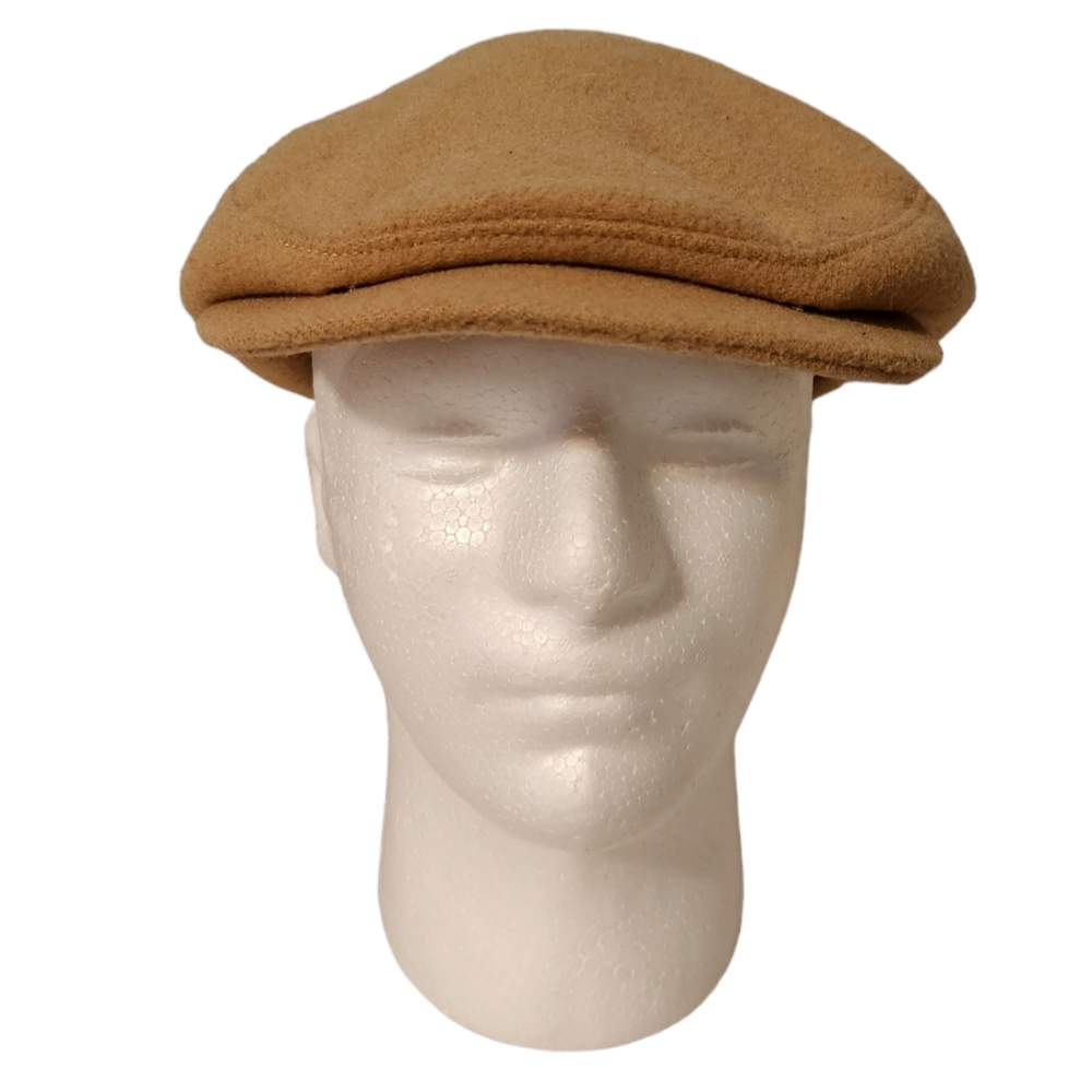 Vintage 80s L.L. Bean Wool Newsboy Cabbie Hat Cap Hipster